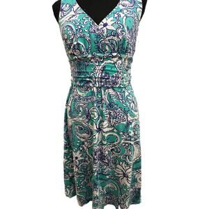 Lilly Pulitzer Shianne Seafoam Green Montauk Stretch Jersey Dress Size Small